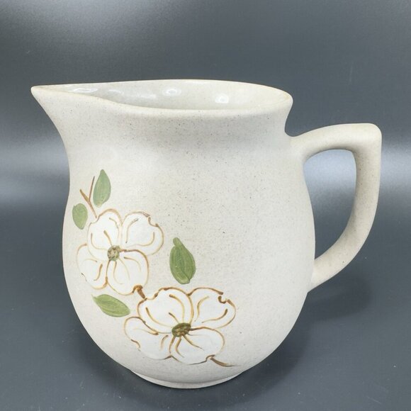 Vintage Pigeon Forge Pottery Signed Jenn Carafe Jug Pitcher Stoneware Pottery - Picture 12 of 13